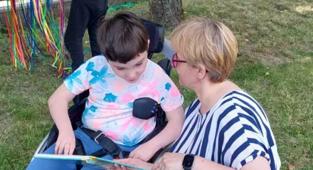 Wizyta Pani Asi z biblioteki