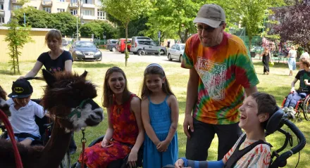 Święto szkoły – sportowa podróż wraz z alpakami