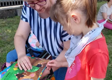 Wizyta Pani Asi z biblioteki