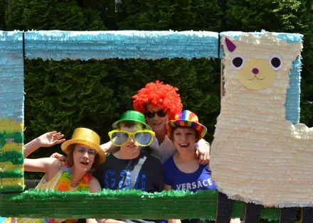 Święto szkoły – sportowa podróż wraz z alpakami