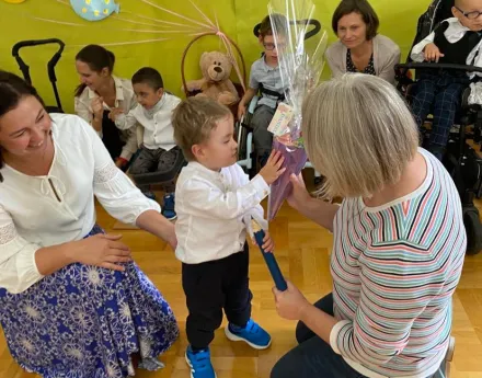 Pasowanie Daniela na przedszkolaka