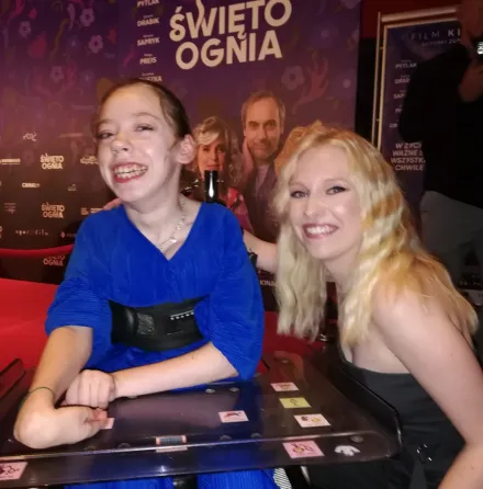 Zuzia z Pauliną Pytlak flmową Nastką