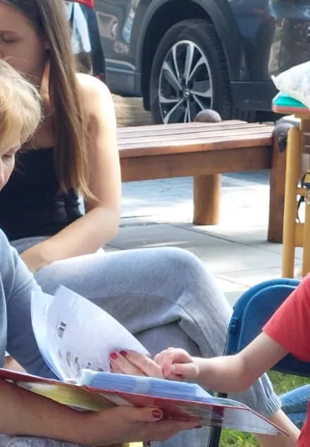 Wizyta Pani Asi z biblioteki