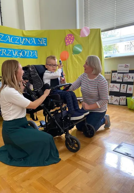 Pasowanie Victora na przedszkolaka