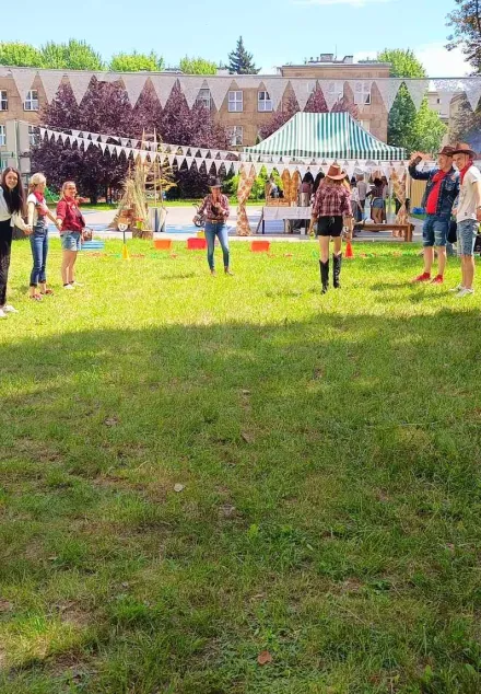 Rodziny podczas konkurencji sportowych