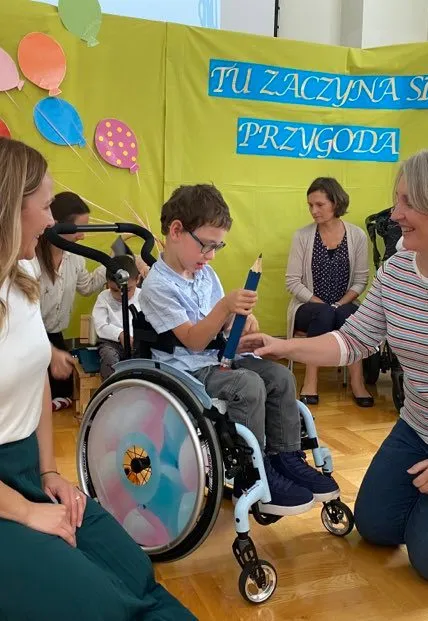 Pasowanie Szymona na przedszkolaka