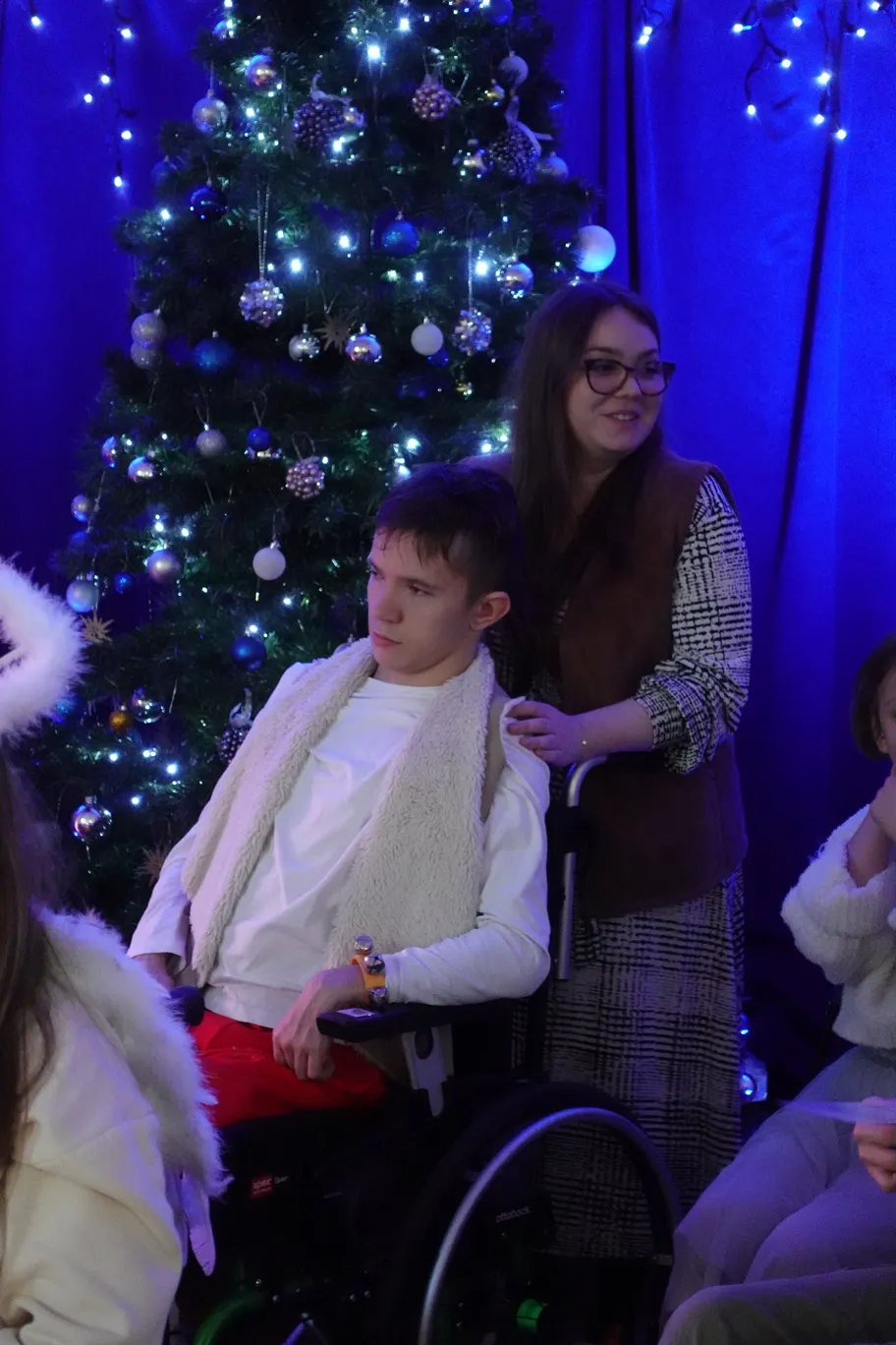 Pasterz przy choince