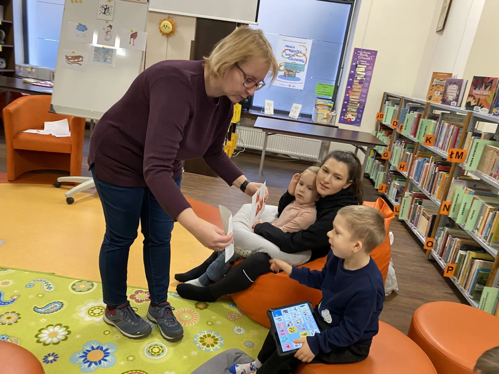 Zimowe spotkanie w Bibliotece