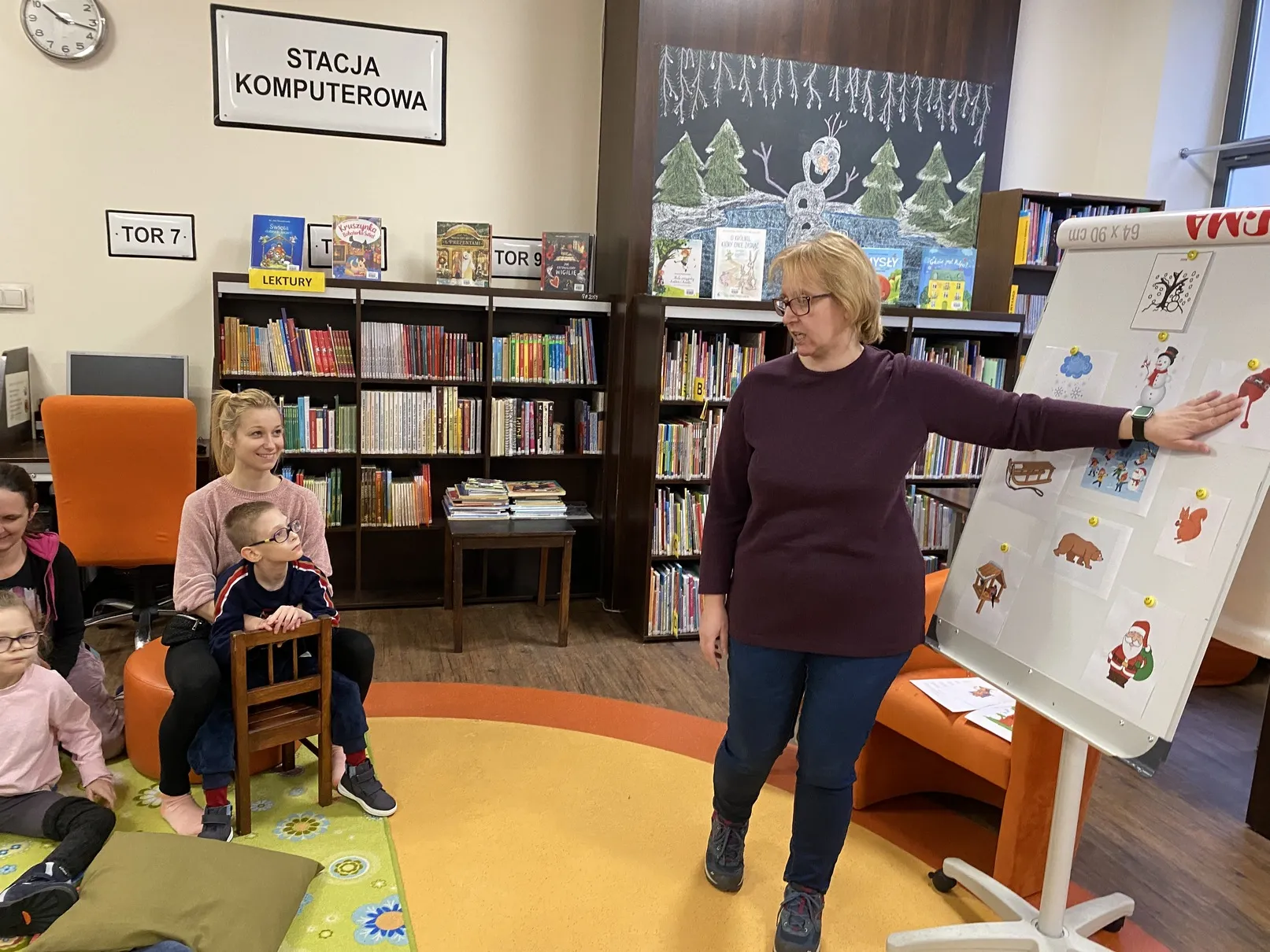 Zimowe spotkanie w Bibliotece