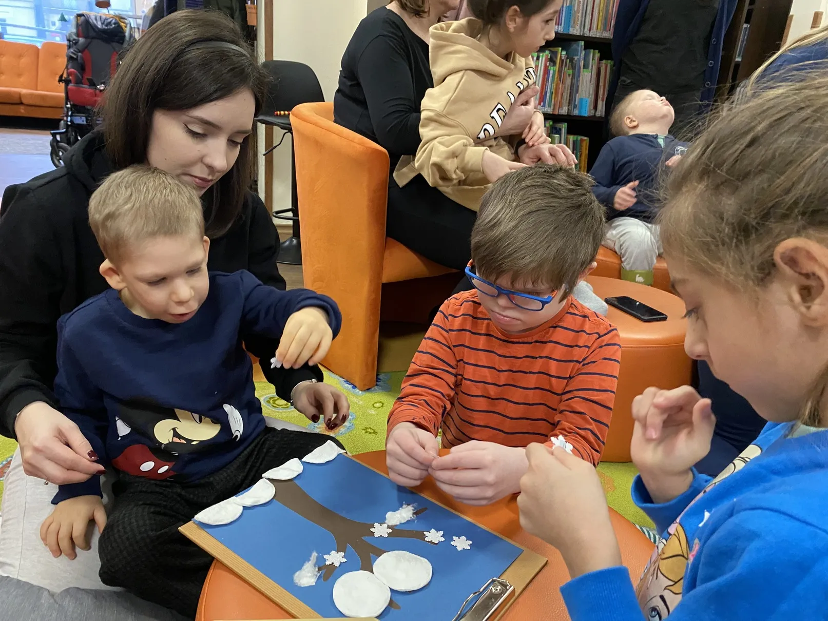 Zimowe spotkanie w Bibliotece