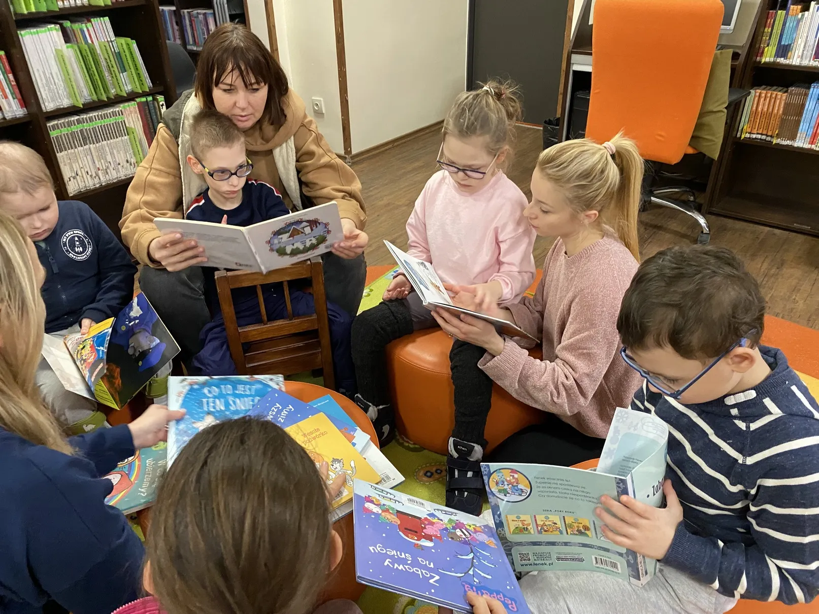 Zimowe spotkanie w Bibliotece