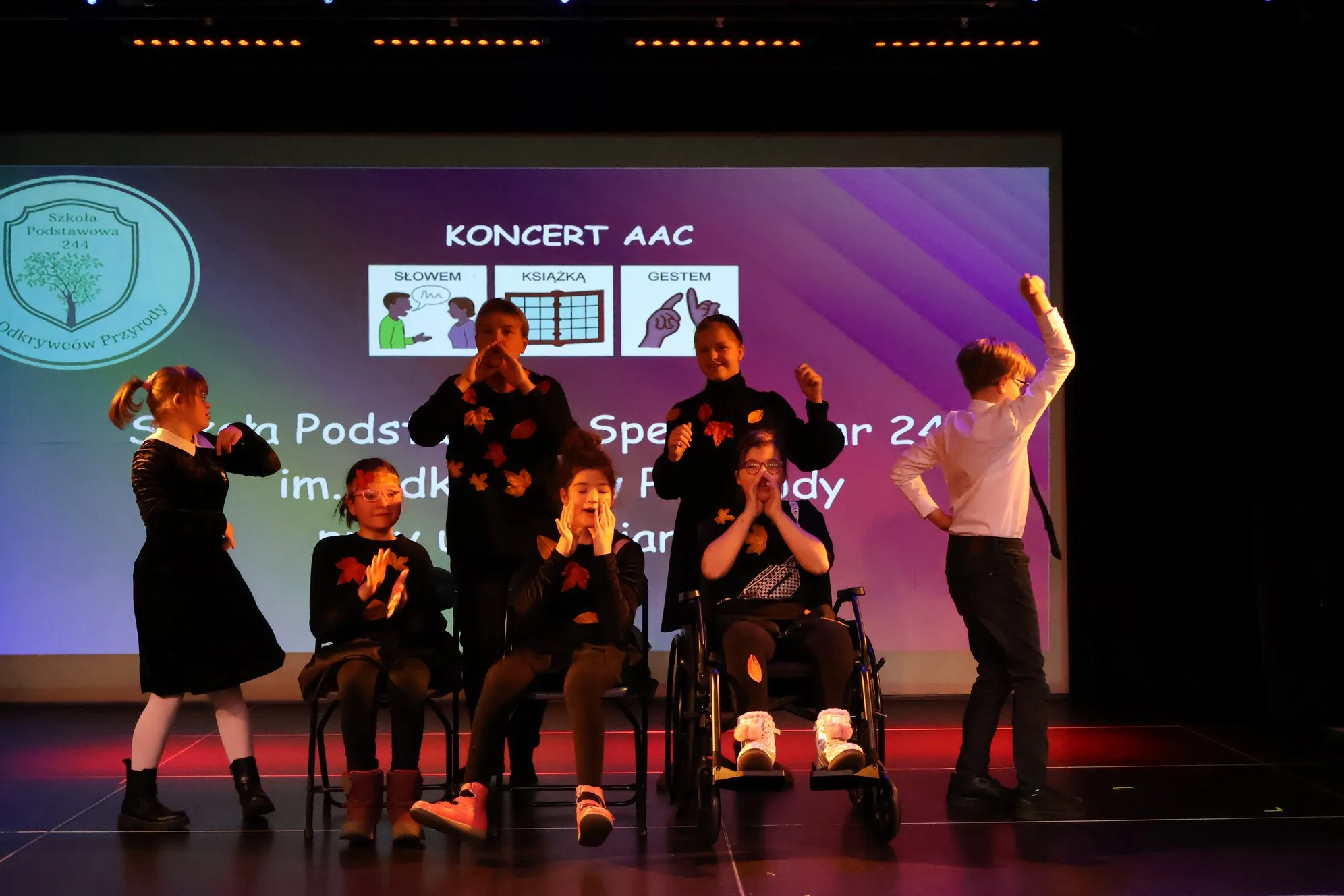 Koncert AAC „Słowem, książką, gestem”